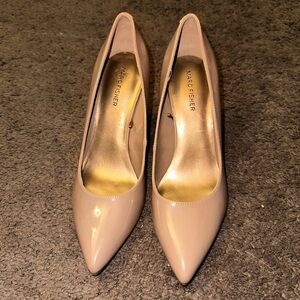 Marc Fisher Cream Heels Classic Pointed-Toe